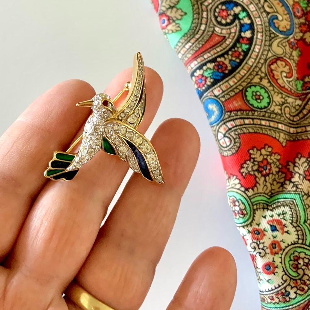 Vintage D’Orlan bird brooch 🇨🇦 - Picture 7 of 9